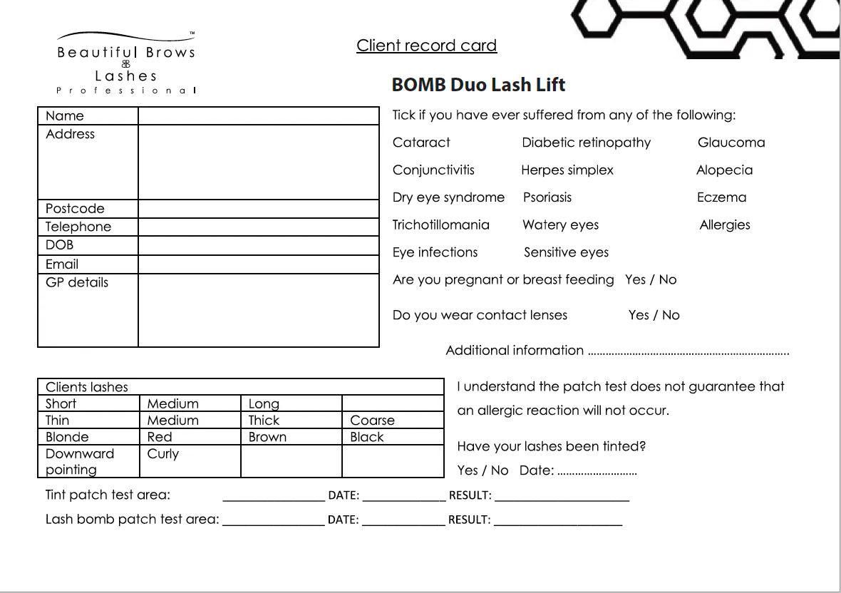 Client Record Card - Image 2