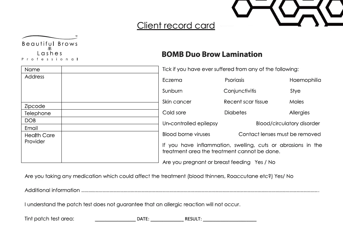 Client Record Card - Image 3