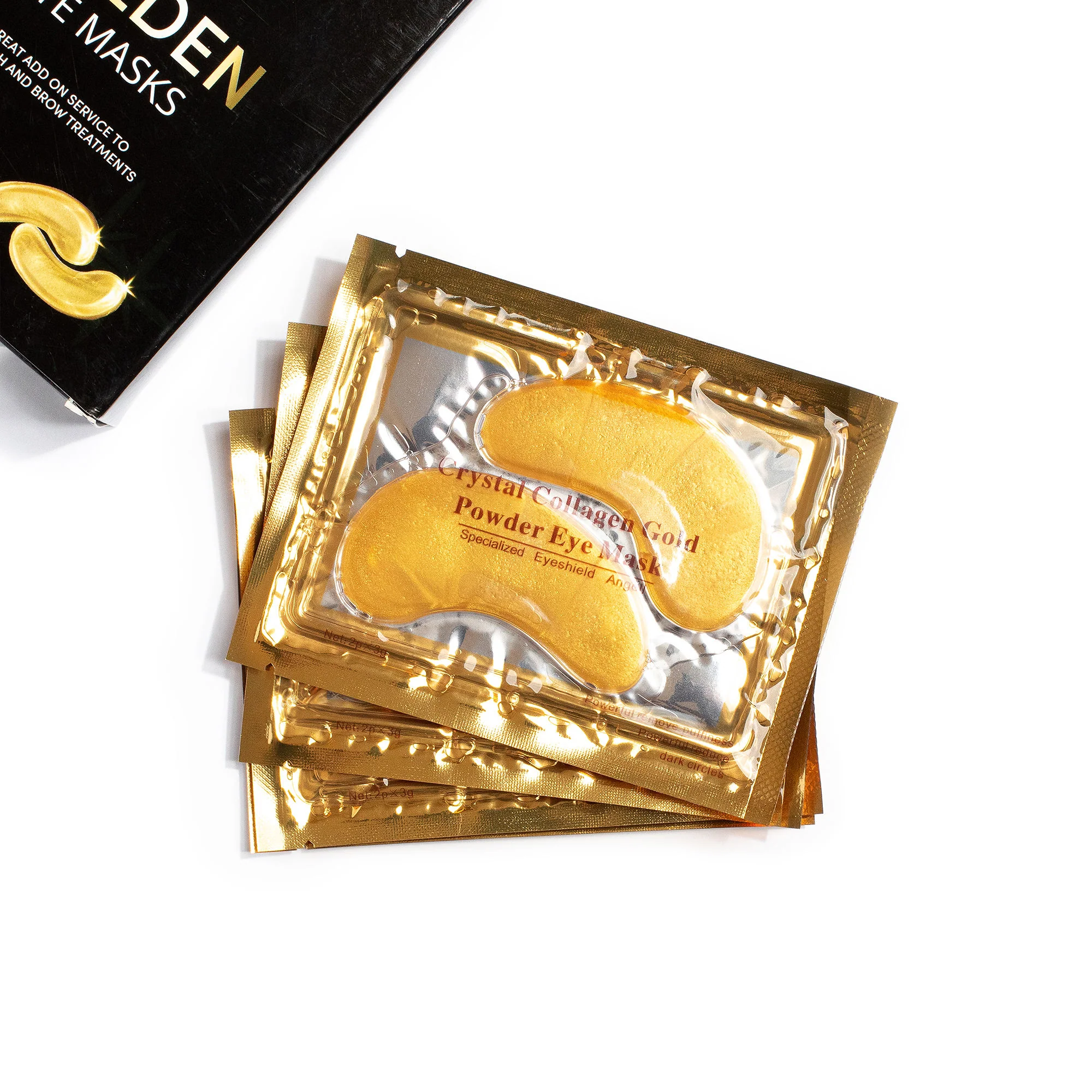 24K Gold Collagen Eye Mask (12 pack) - Image 2